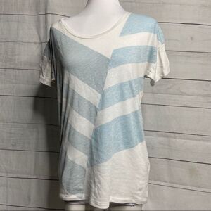 J Crew collectors tees size small white blue
